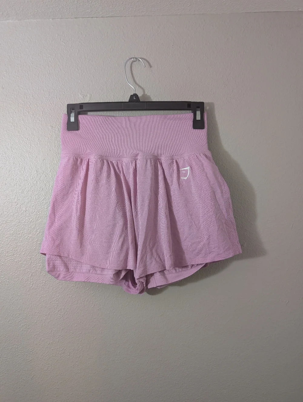 Gymshark 2 In 1 Vital Shorts Athleisure High-Waist Lavender Shorts